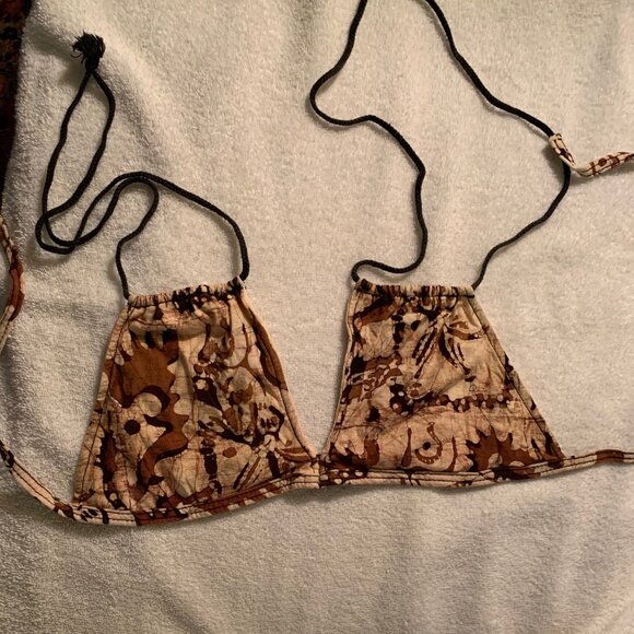 2 X *HP* Vintage 80s Batique bikini - Picture 6 of 8
